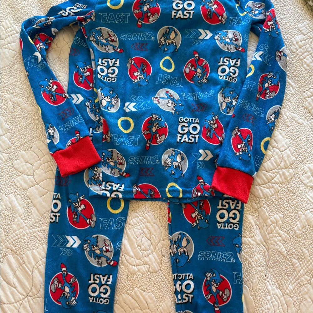 Sonic the Hedgehog Blue Kids Pajamas